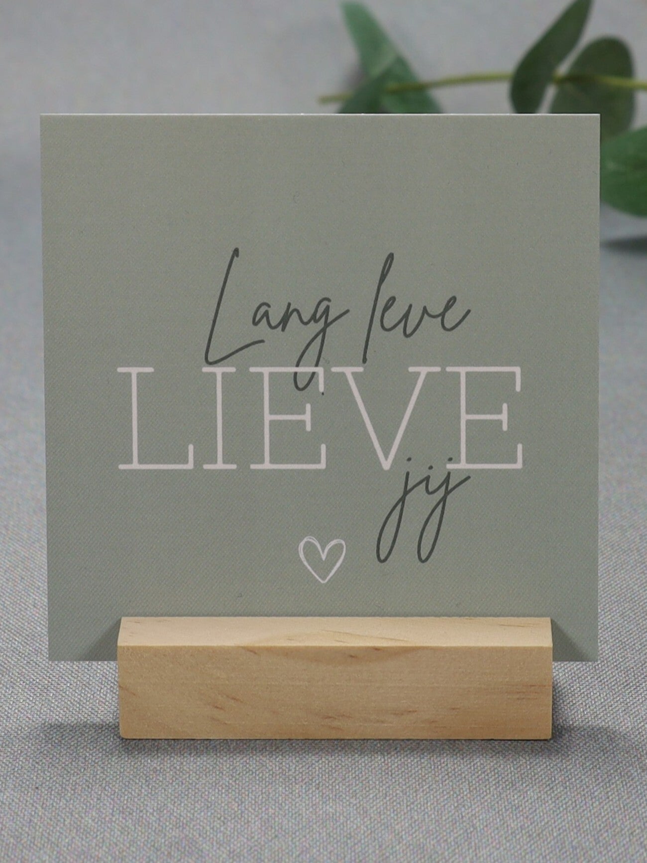 K | Lang leve lieve jij