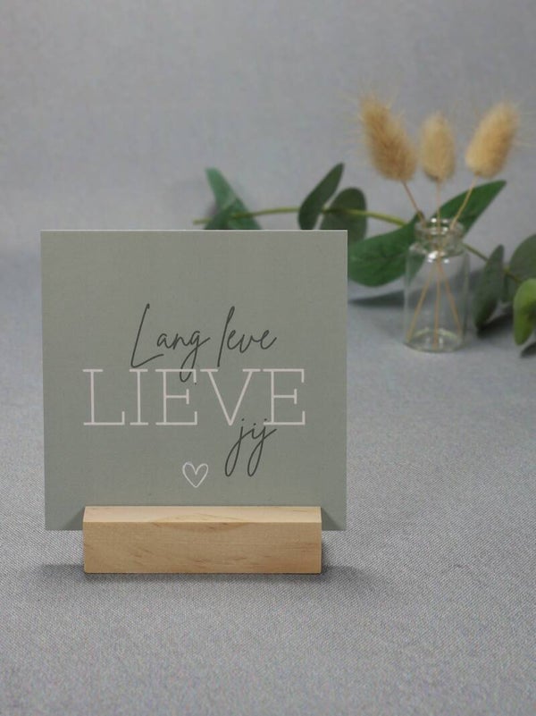 K | Lang leve lieve jij