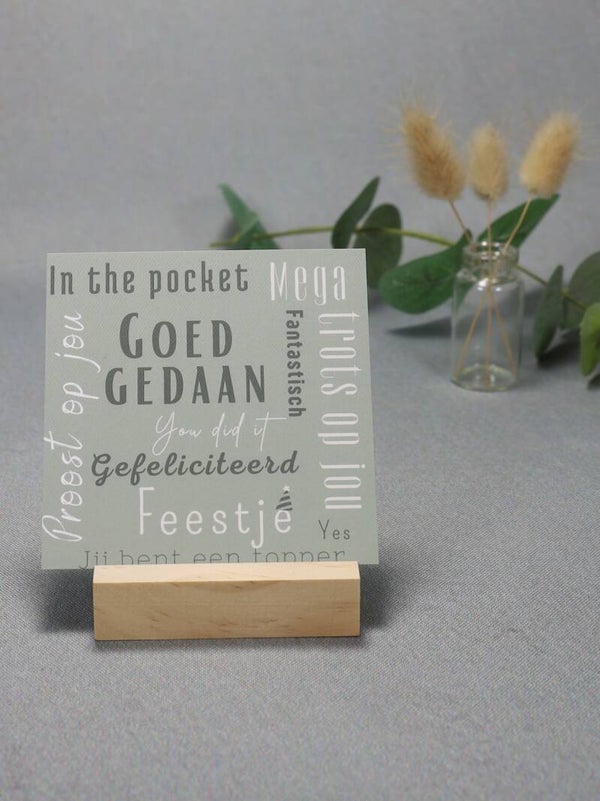 K | Gefeliciteerd
