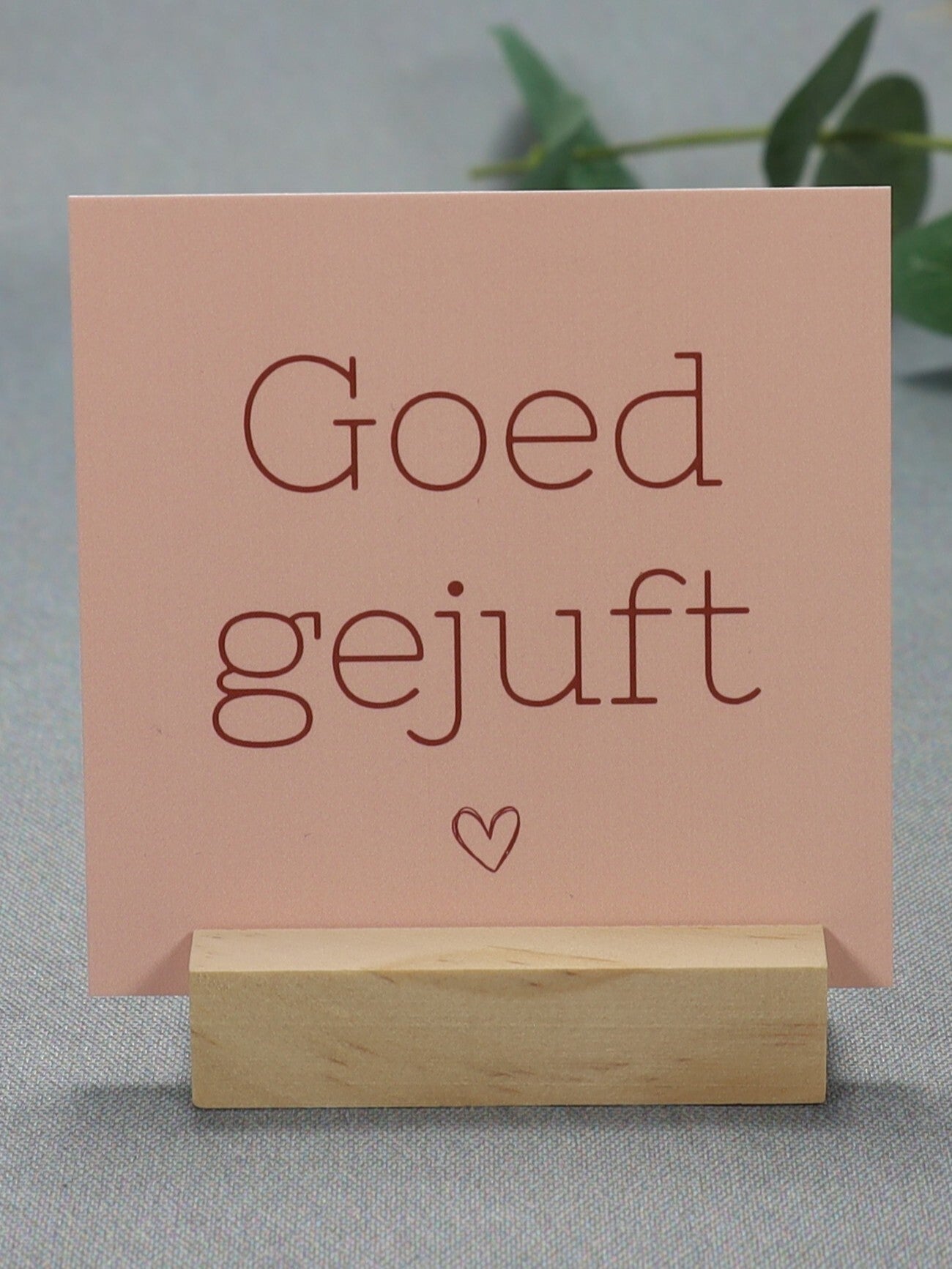 K | Goed gejuft