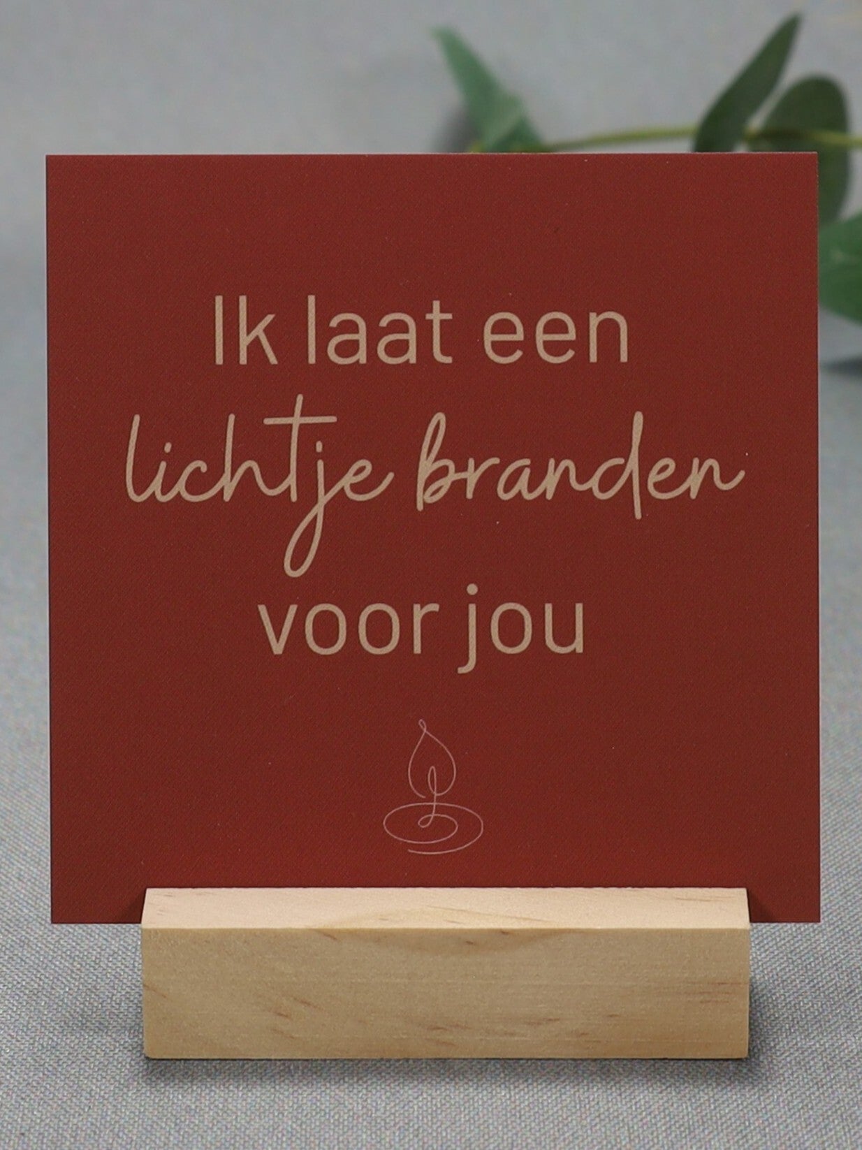 K | Lichtje branden