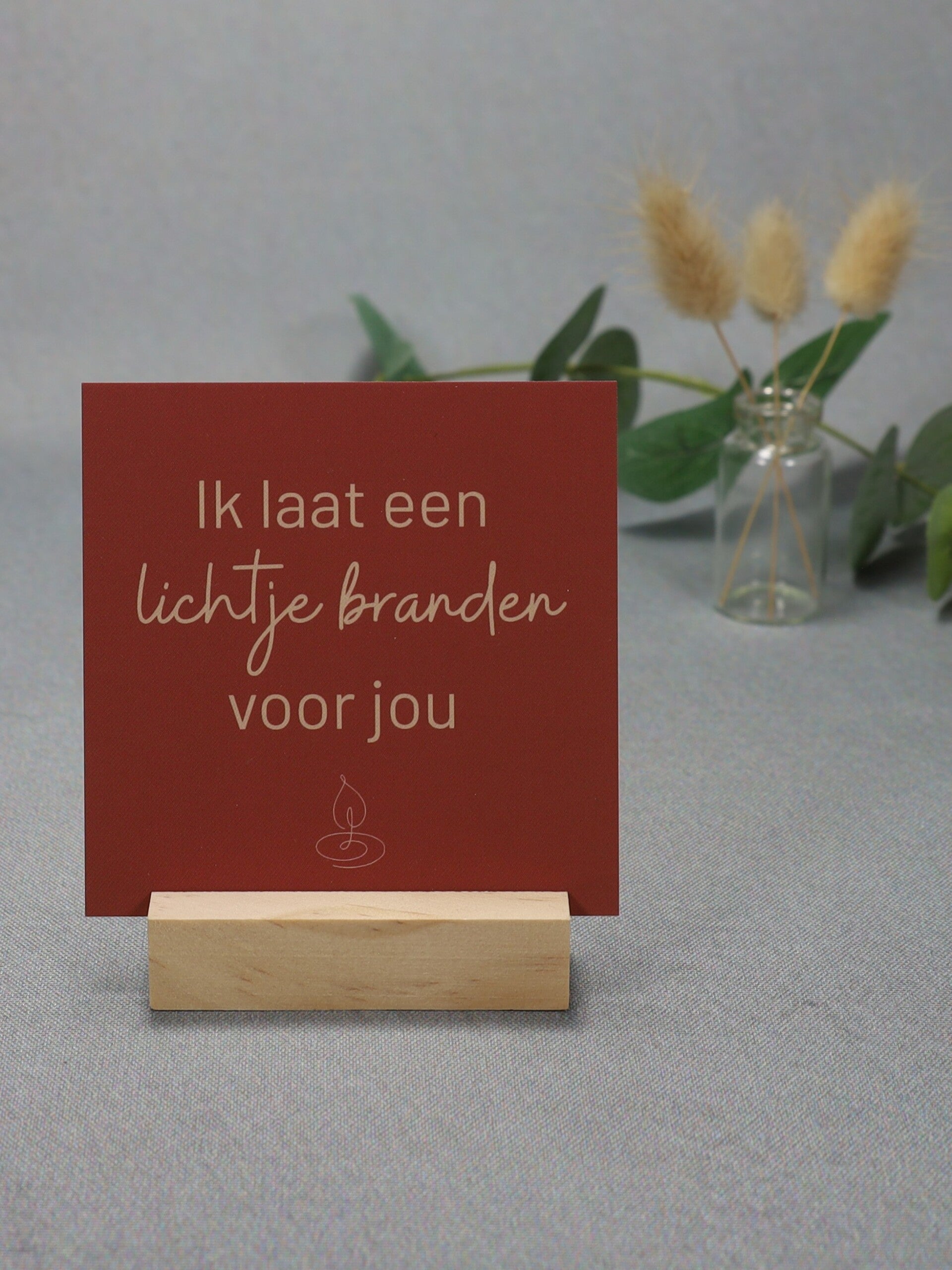 K | Lichtje branden