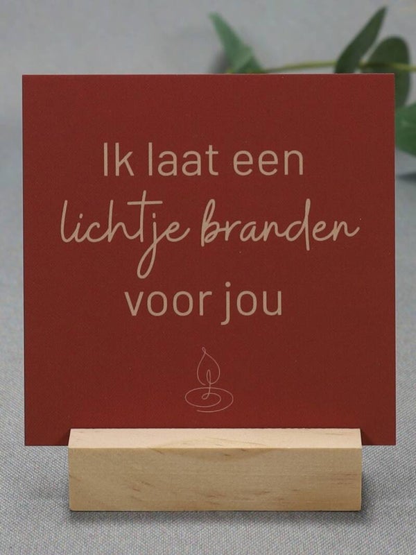 K | Lichtje branden