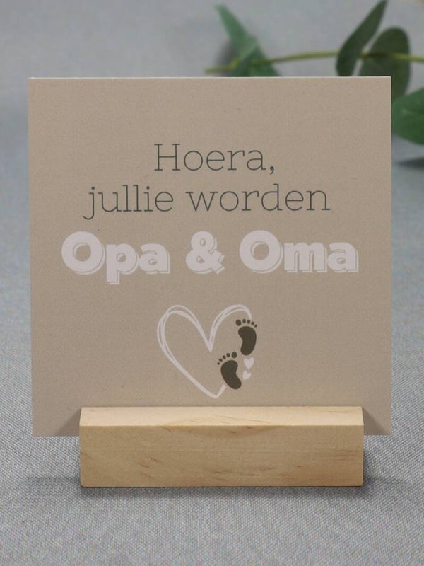 K | Jullie worden Opa en Oma