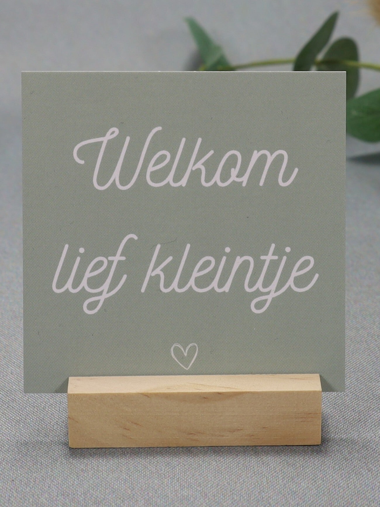 K | Welkom lief kleintje