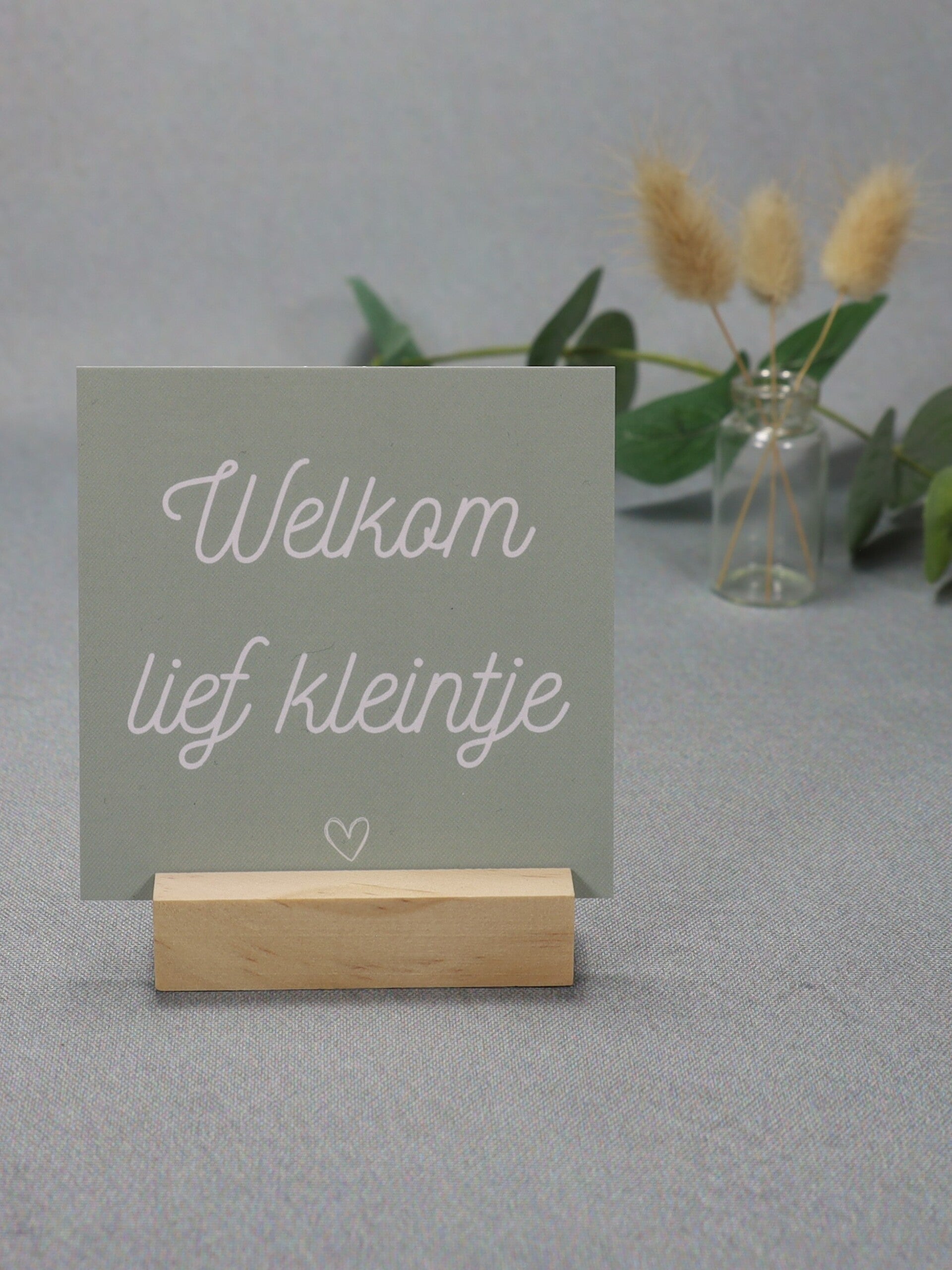 K | Welkom lief kleintje