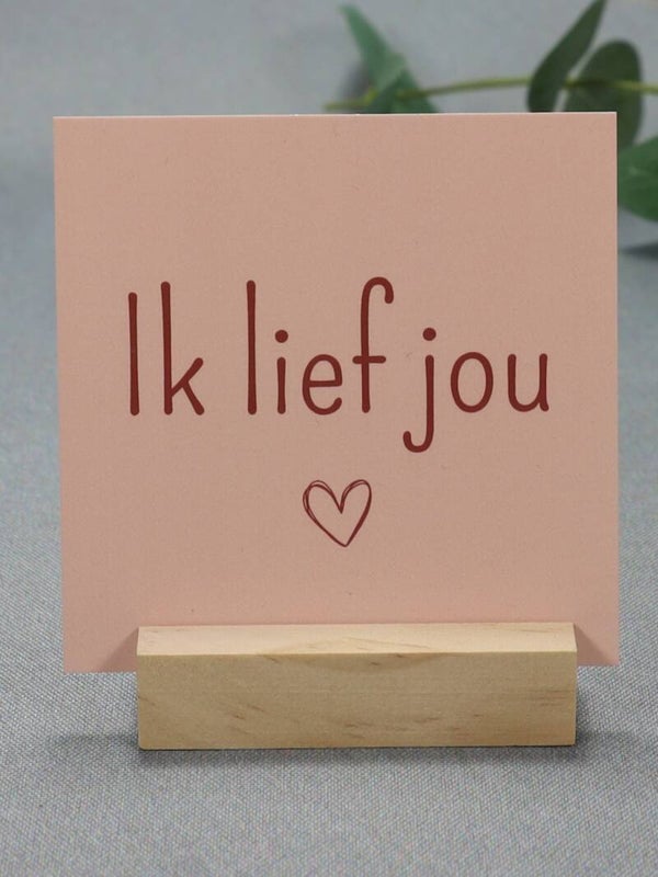 K | Ik lief jou