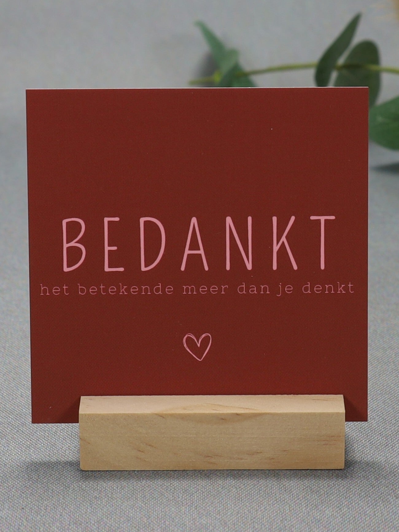 K | Bedankt, het betekende meer dan je denkt