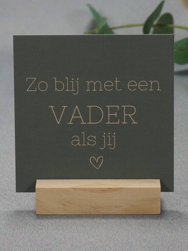 K | Zo blij met een vader als jij