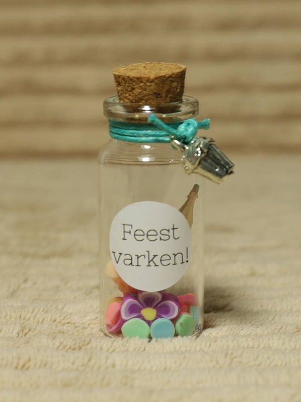 Flesje | Hoera feestvarken