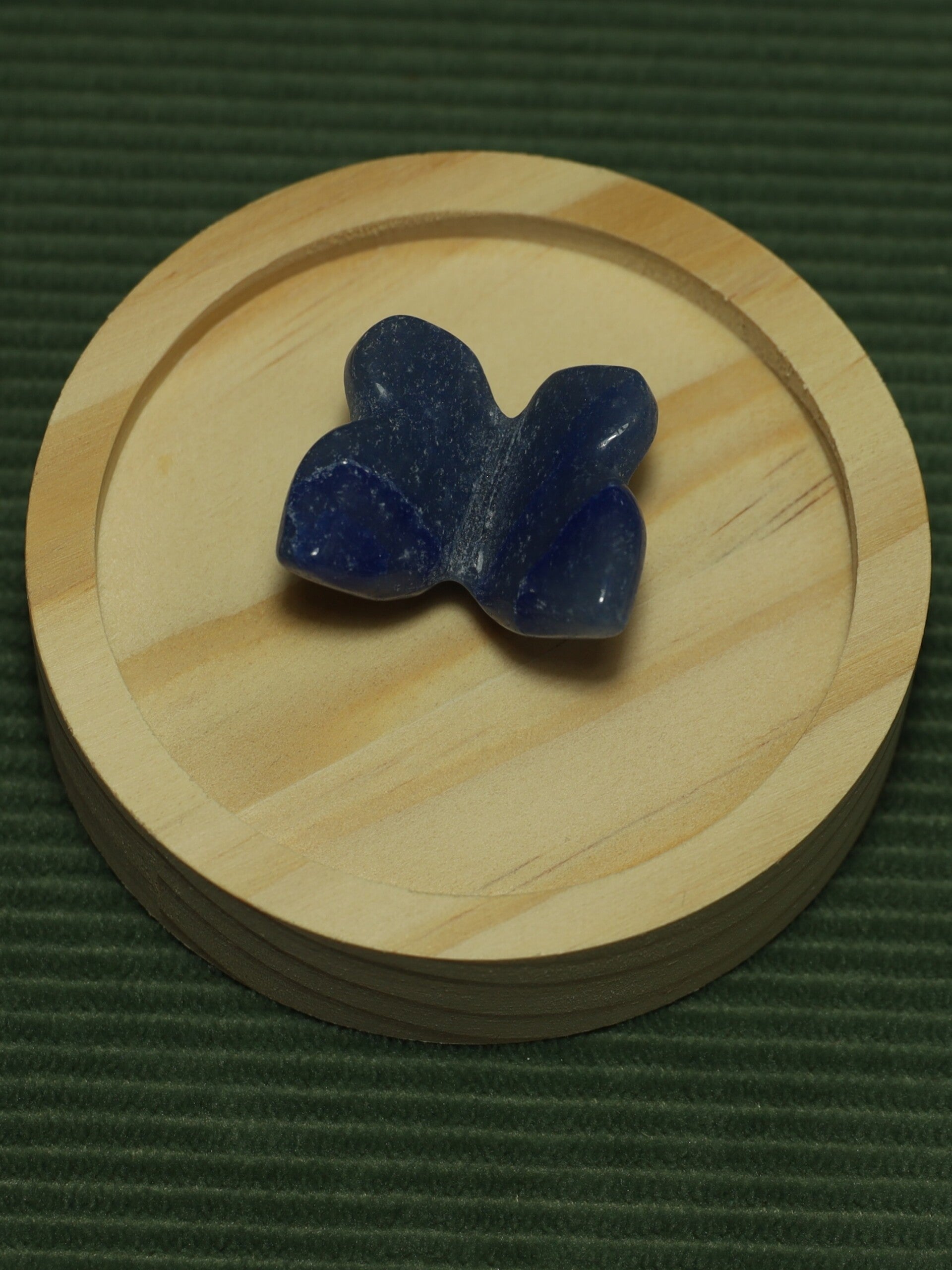N | Aventurijn blauw | Vlinder