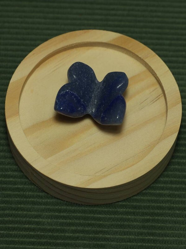 N | Aventurijn blauw | Vlinder