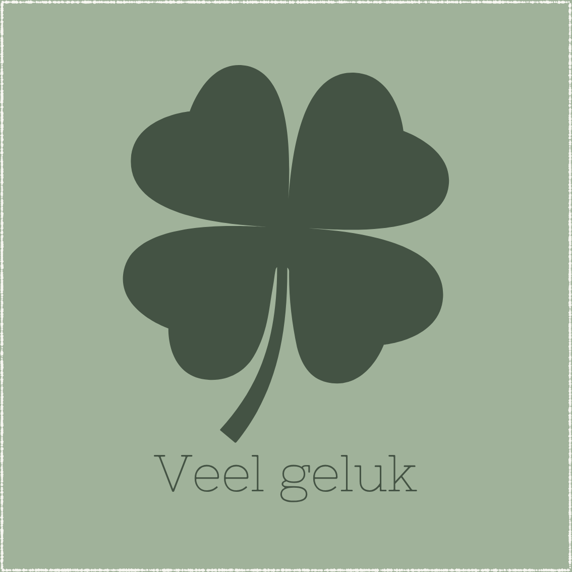 K | Veel geluk
