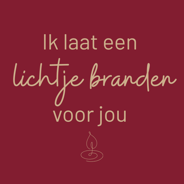 K | Lichtje branden