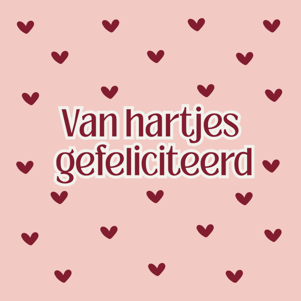 K | Van hartje gefeliciteerd