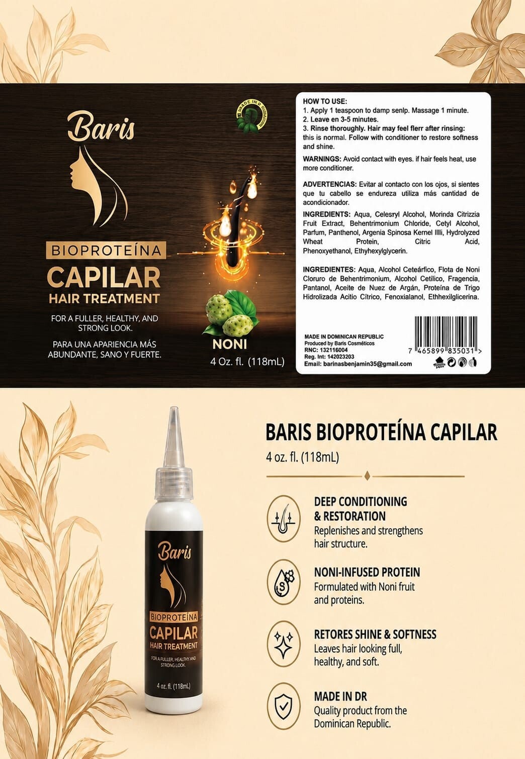 Baris Noni Bioprotein Capilar
