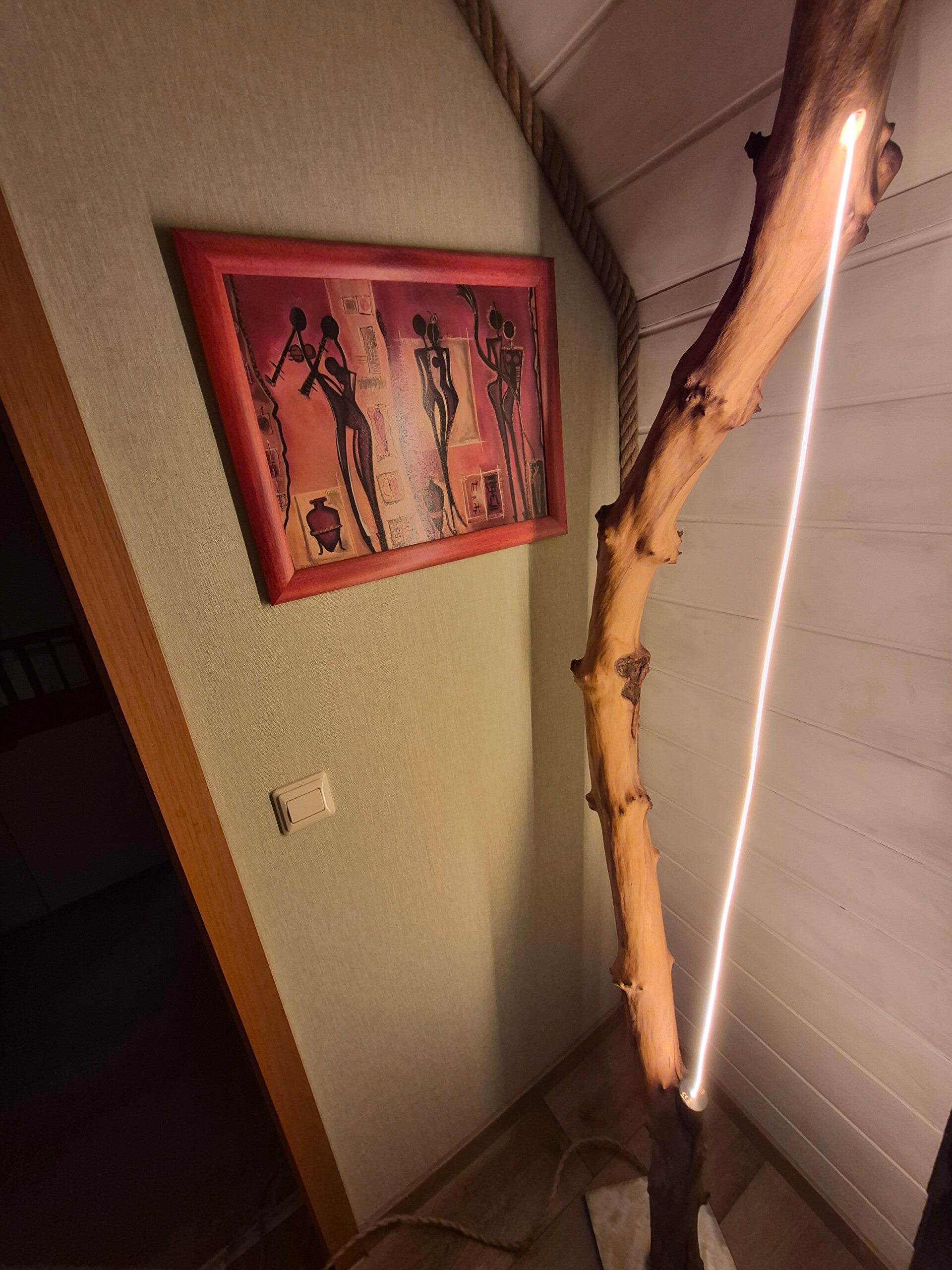 Astlampe mit Glühfaden