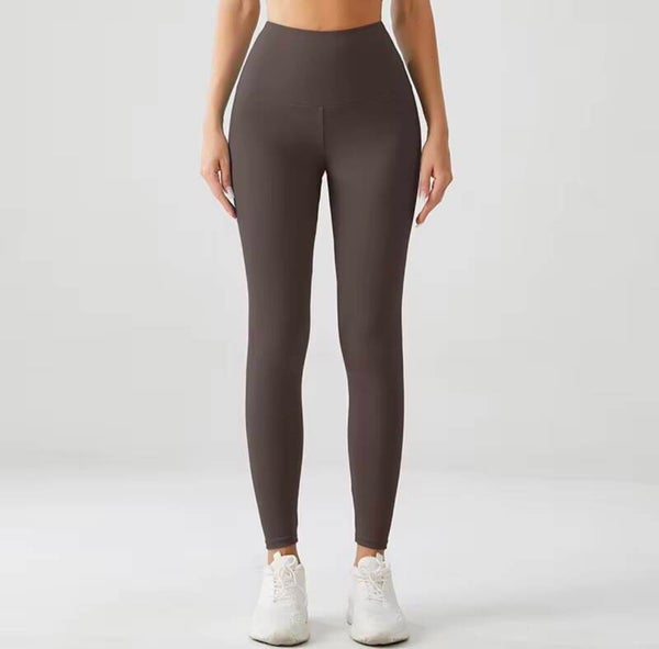 BBL-Legging straight Light Brown
