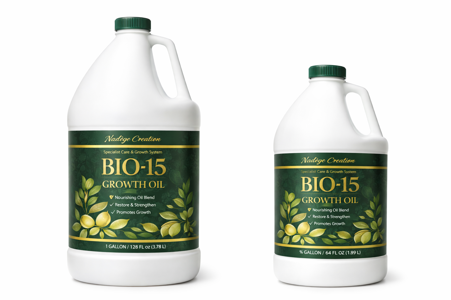 Bio-15 Professional Growth Oil – Salon Refill (1 Gallon)