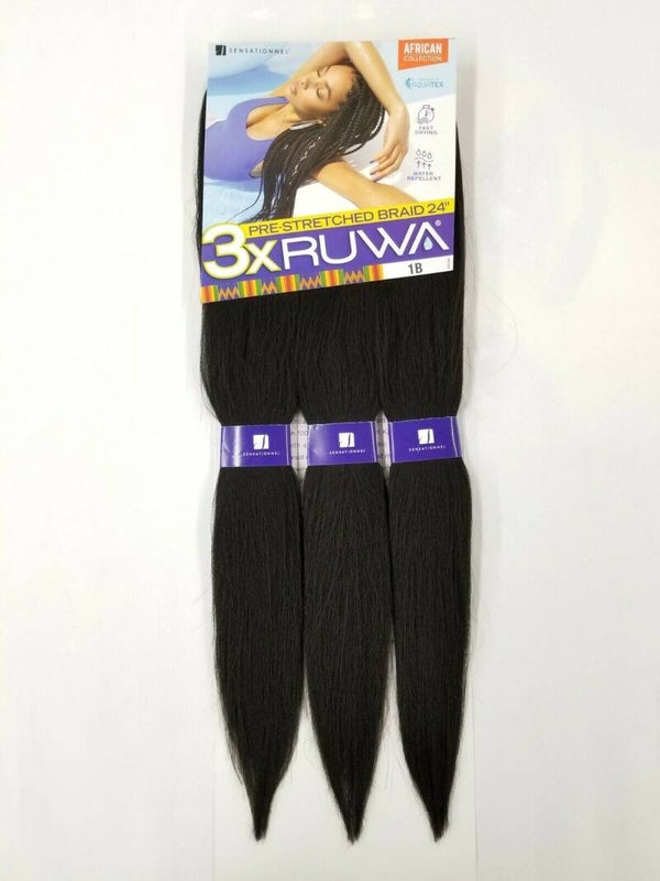 Sensationnel Synthetic Braid - 3X RUWA PRE STRETCHED BRAID 24