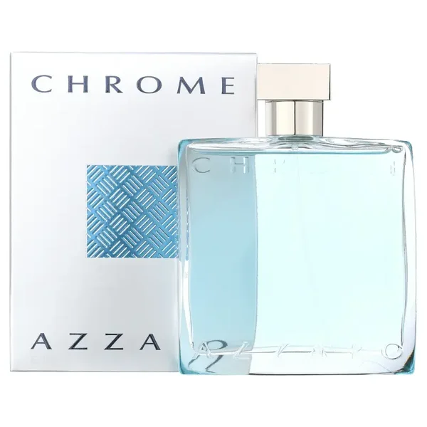 Azzaro Chrome Eau de Toilette, Cologne for Men, 3.4 oz