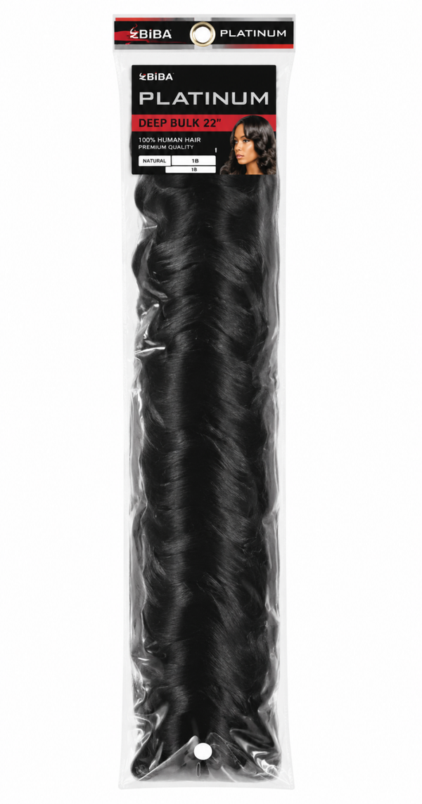BiBA Platinum Deep Bulk Hair – Premium Human Hair
