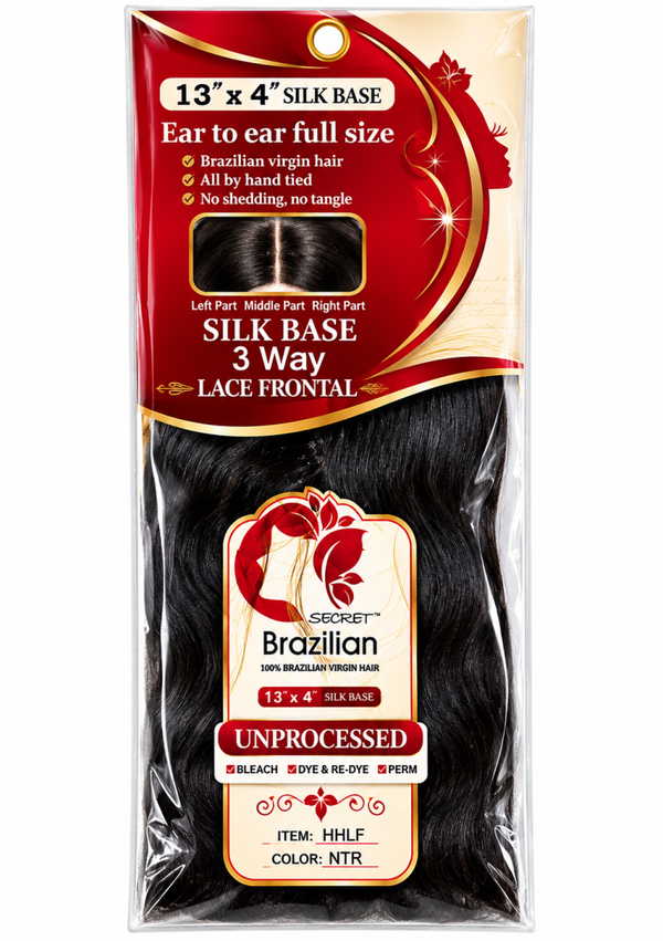 Secret Brazilian 13x4 Silk Base Lace Frontal – Unprocessed Virgin Hair