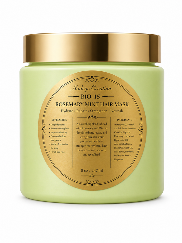 Bio-15 Rosemary + Mint Repair Hair Mask