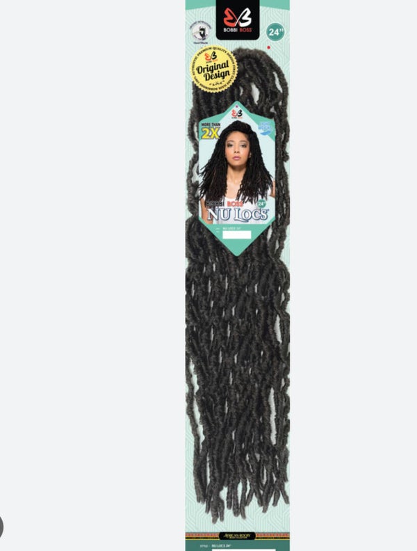 Bobbi Boss Synthetic Crochet Braids - Nu Locs 18”2x