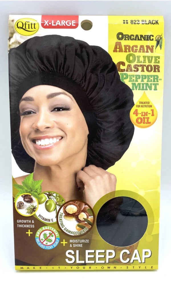 Qfitt 4 in 1 Oil Infused Sleep Cap