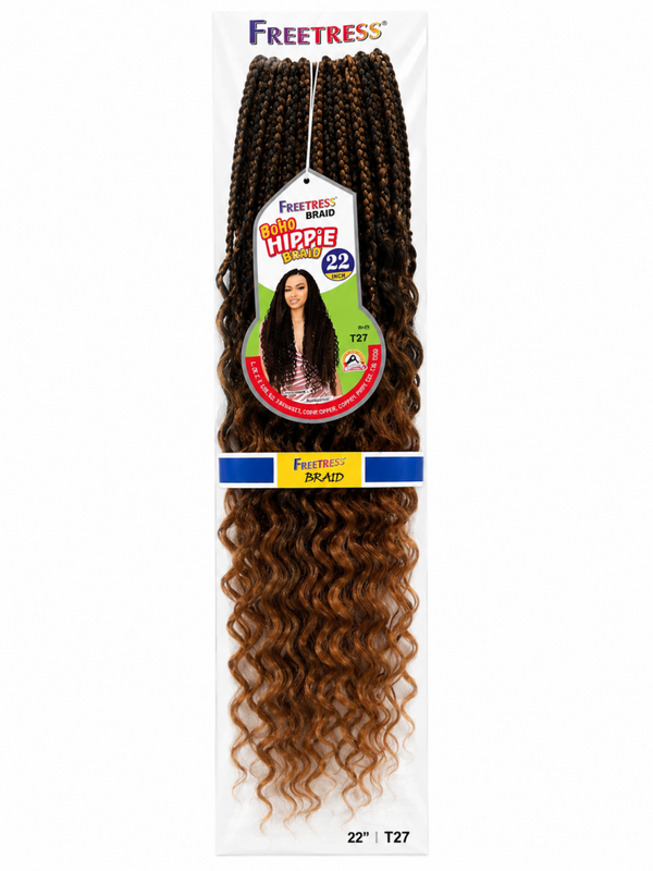 Freetress Boho Hippie Braid 22" – Color T27