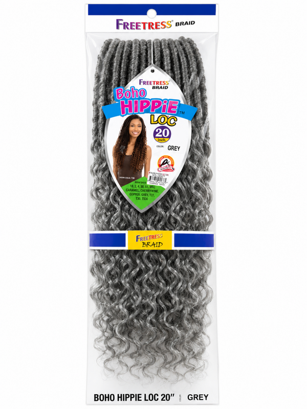 Freetress Boho Hippie Loc – 20" | Grey