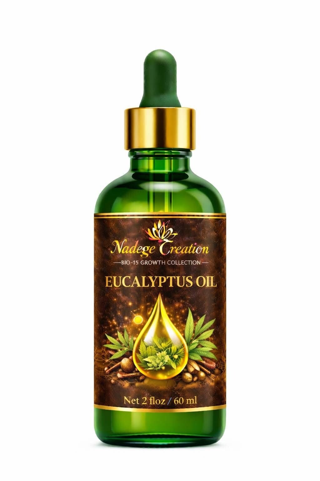 Organic Eucalyptus Oil  Bio-15 Collection by Nadege Creation