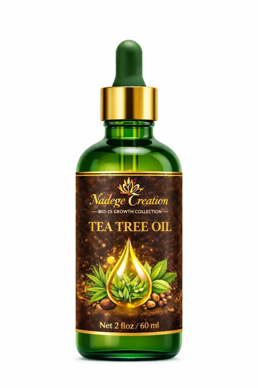 Organic Tea Tree Oil  Bio-15 Collection by Nadege Creation