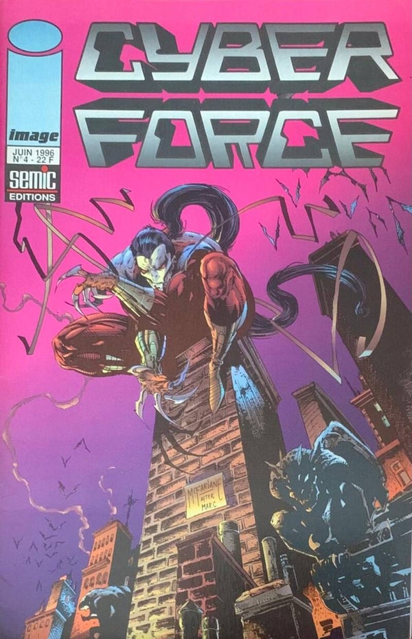 🇫🇷 💿 CYBERFORCE Collection Image #04 Comic Book 1996 Semic Editions NM THE COLLECTOR