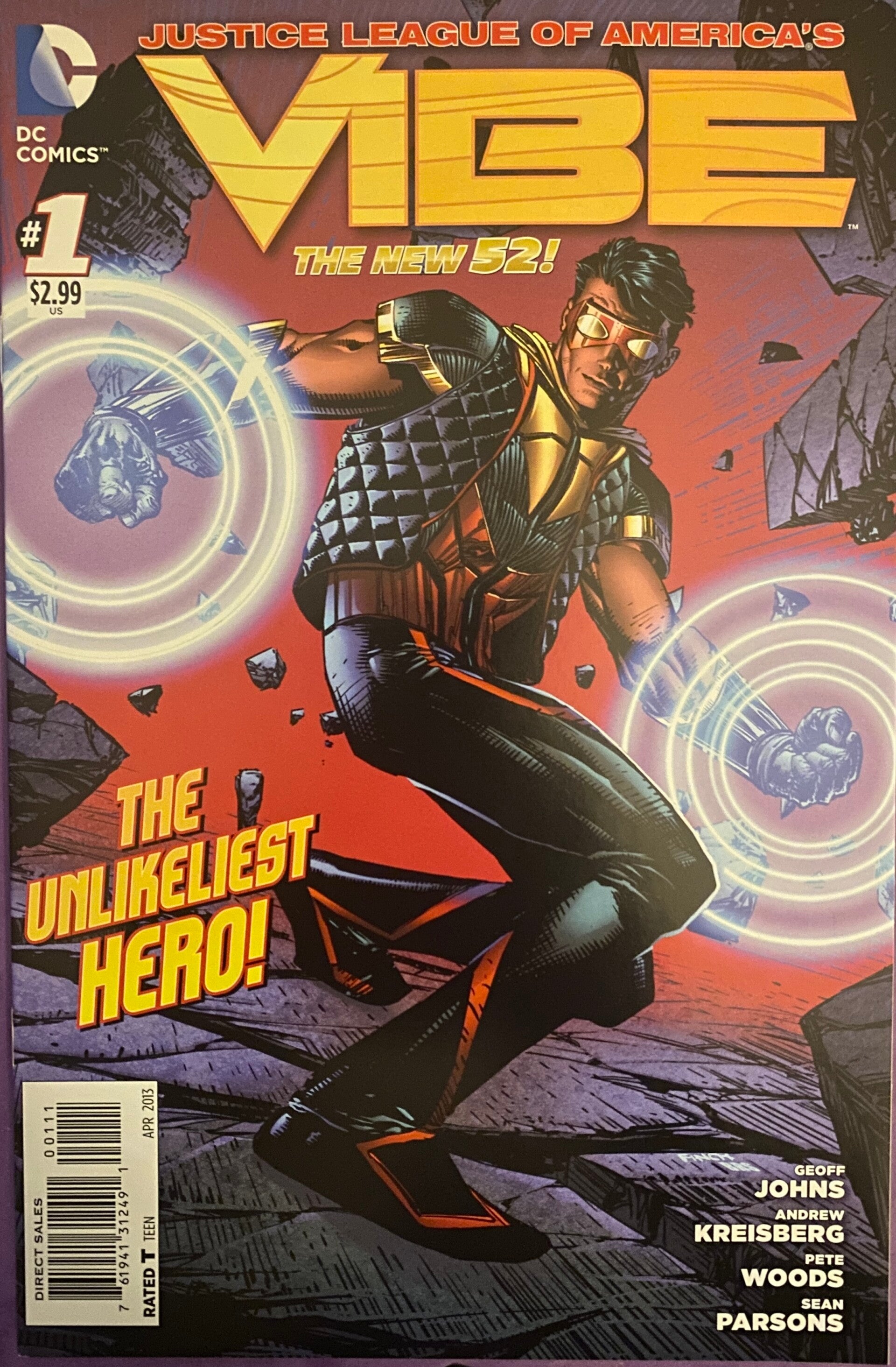 Justice League Of America 'S Vibe n°1 Dc Comics The New 52