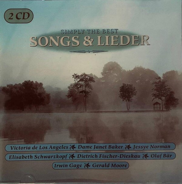 2 CD SIMPLY THE BEST Songs & Lieder Jessye Norman Janet Baker Fischer-Dieskau