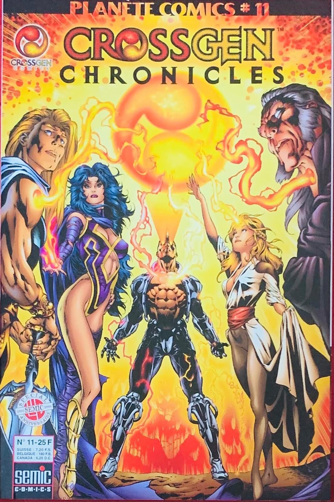 🇫🇷 💿 PLANÈTE COMICS #11 CrossGen Chronicles Comic Book 2000 Semic NM THE COLLECTOR