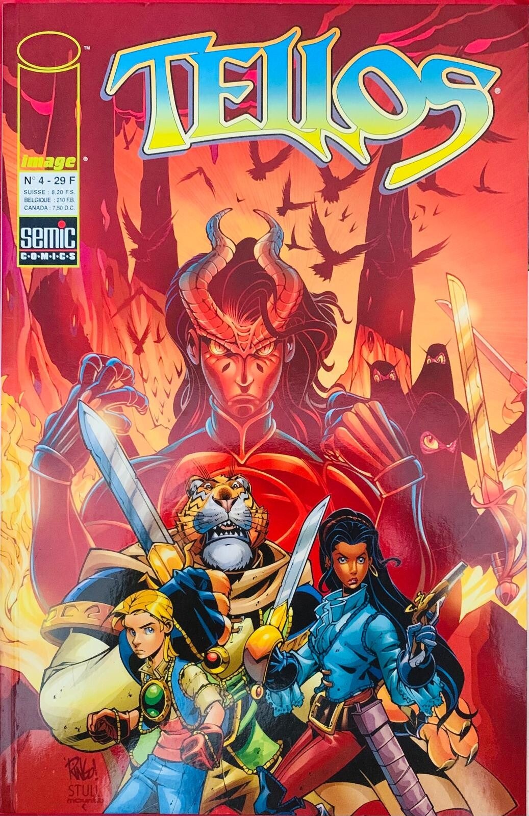 🇫🇷 📖 TELLOS Collection Image #04 Comic Book 2001 Semic Comics NM THE COLLECTOR