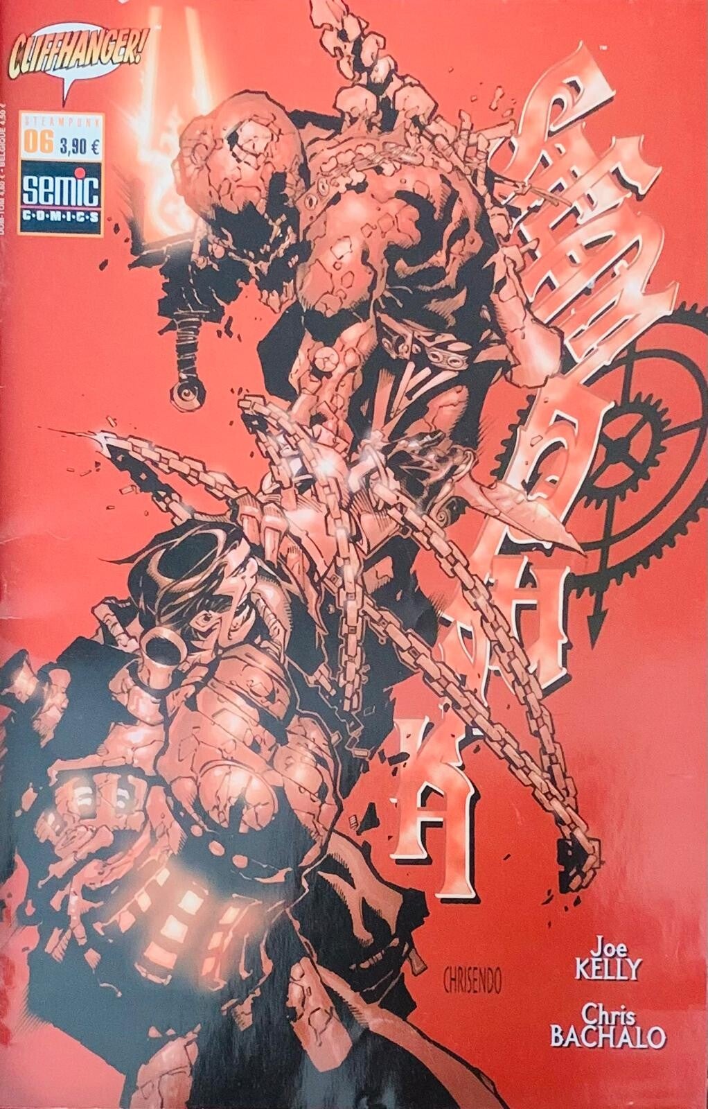 🇫🇷 💿 STEAMTEETH Cliffhanger! #06 Comic Book 2002 Semic Comics NM THE COLLECTOR
