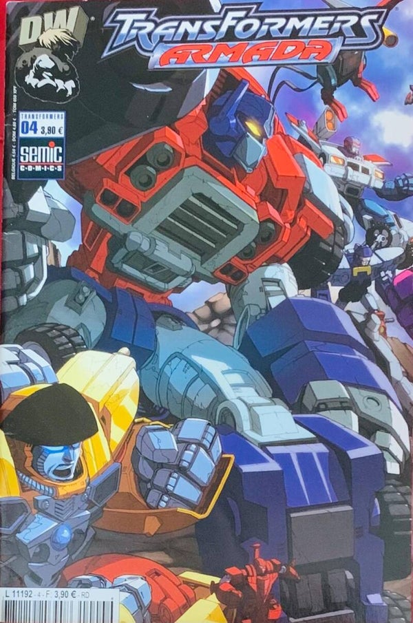 🇫🇷 💿 TRANSFORMERS ARMADA #04 Comic Book 2003 Semic Comics NM THE COLLECTOR