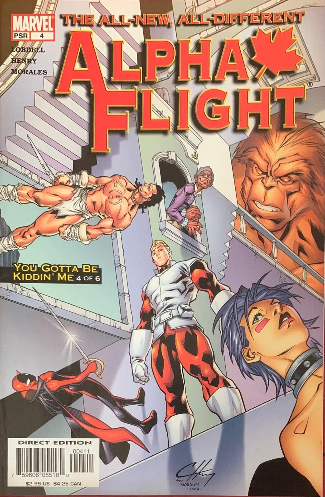 🇺🇸 💿 ALPHA FLIGHT The All-New, All-Different #04 Comic Book 2004 Marvel Comics NM THE COLLECTOR