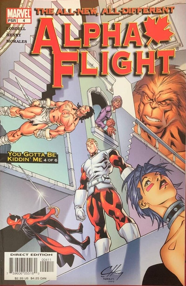 🇺🇸 💿 ALPHA FLIGHT The All-New, All-Different #04 Comic Book 2004 Marvel Comics NM THE COLLECTOR