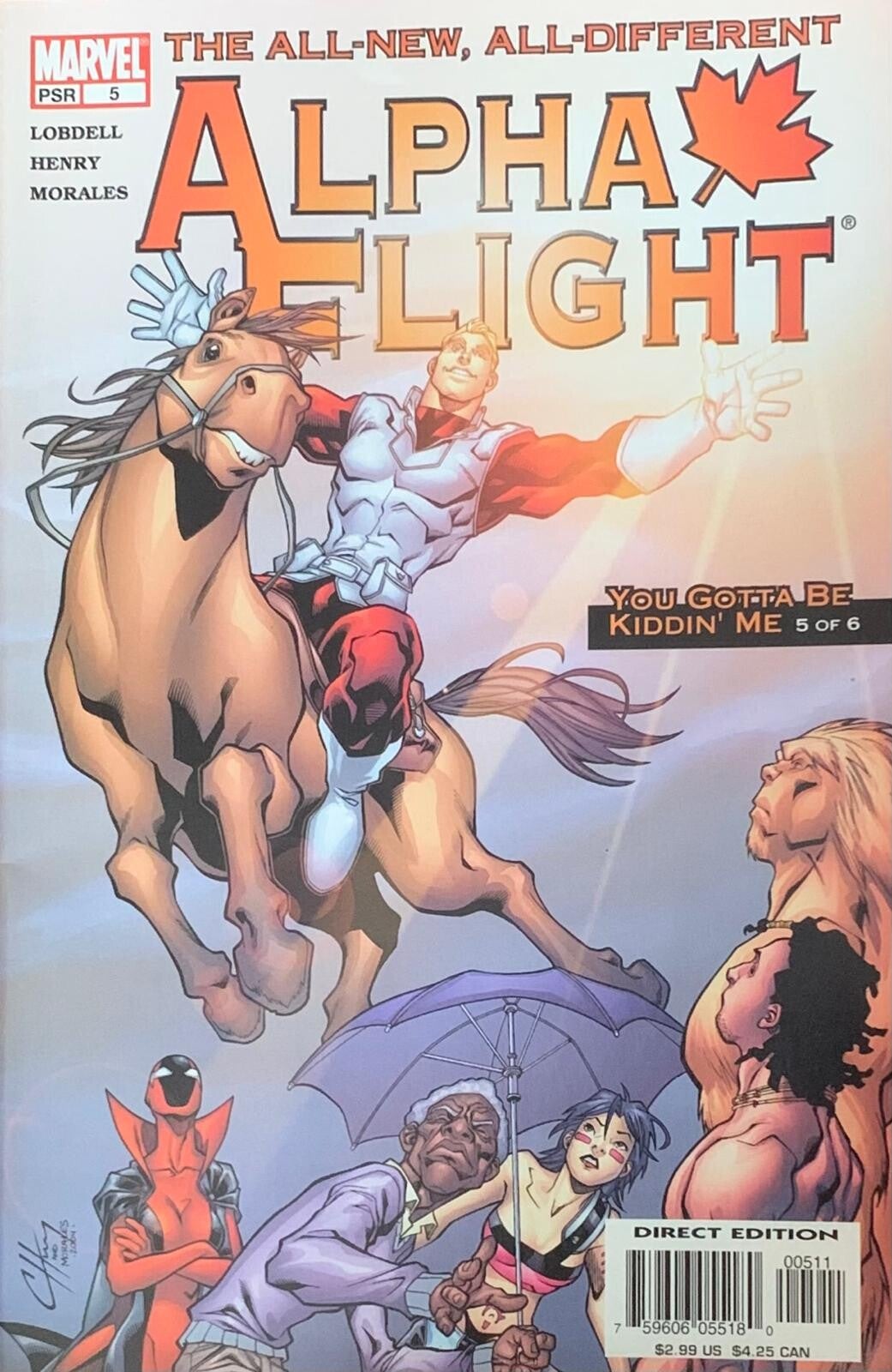 🇺🇸 💿 ALPHA FLIGHT The All-New, All-Different #05 Comic Book 2004 Marvel Comics NM THE COLLECTOR