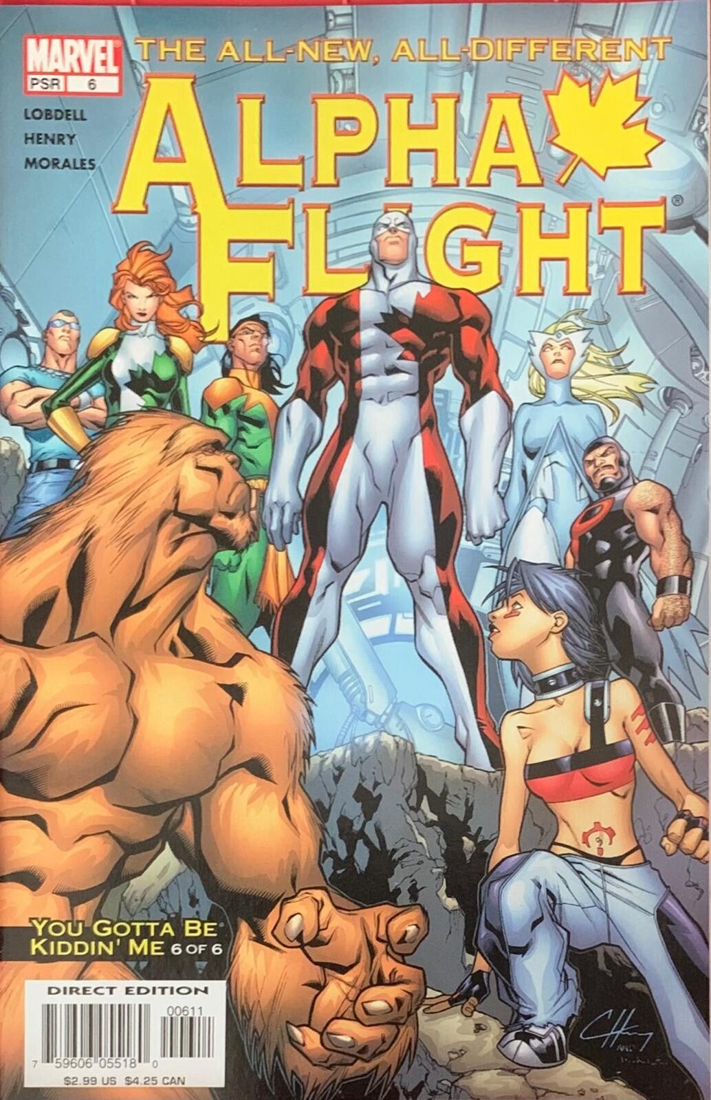 🇺🇸 💿 ALPHA FLIGHT The All-New, All-Different #06 Comic Book 2004 Marvel Comics NM THE COLLECTOR