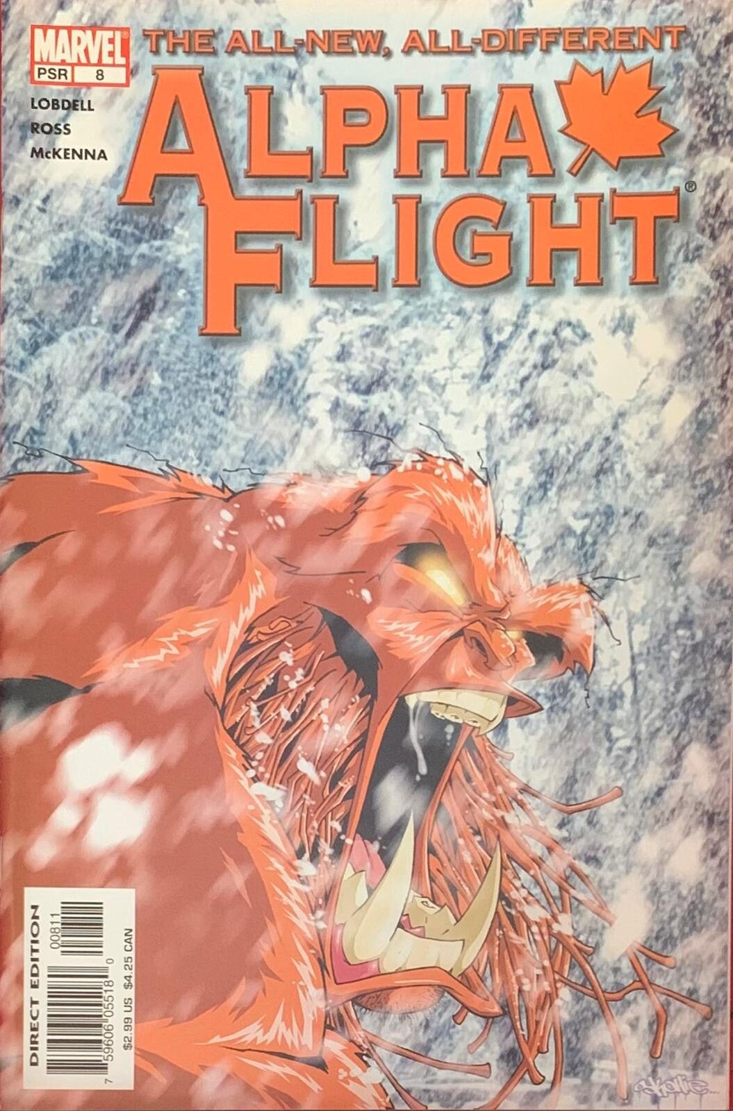 🇺🇸 💿 ALPHA FLIGHT The All-New, All-Different #08 Comic Book 2004 Marvel Comics NM THE COLLECTOR