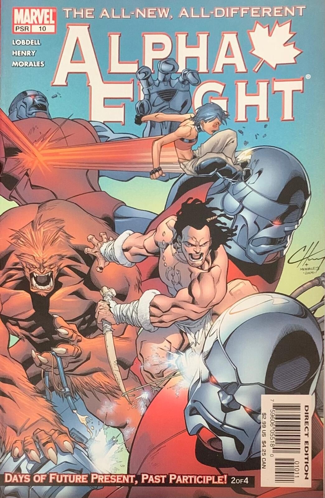 🇺🇸 💿 ALPHA FLIGHT The All-New, All-Different #10 Comic Book 2005 Marvel Comics NM THE COLLECTOR