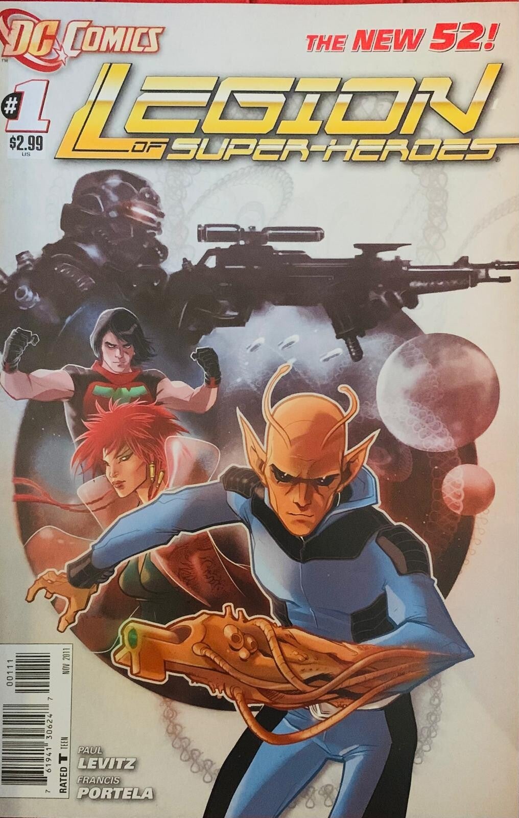 🇺🇸 💿 LEGION OF SUPER-HEROES The New 52! #1 Comic Book 2011 DC Comics NM THE COLLECTOR