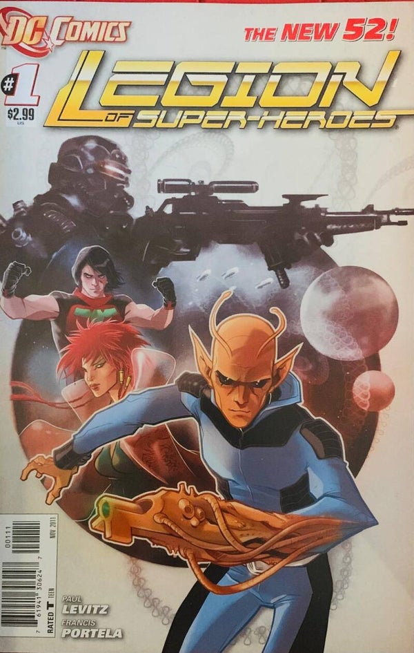 🇺🇸 💿 LEGION OF SUPER-HEROES The New 52! #1 Comic Book 2011 DC Comics NM THE COLLECTOR