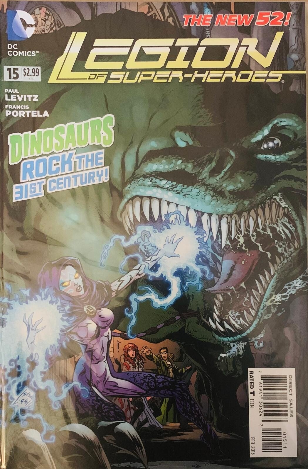 🇺🇸 💿 LEGION OF SUPER-HEROES The New 52! #15 Comic Book 2013 DC Comics NM THE COLLECTOR